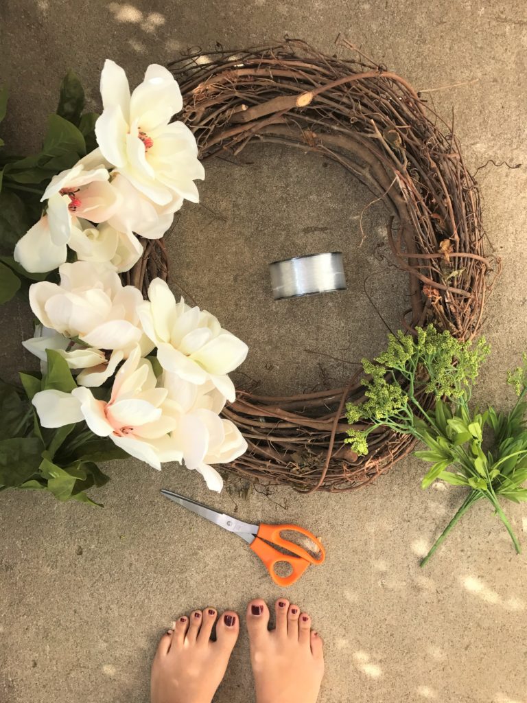 decorate a wreath