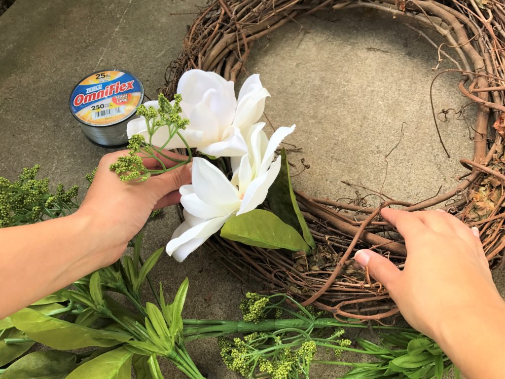 Decorating DIY Wreath