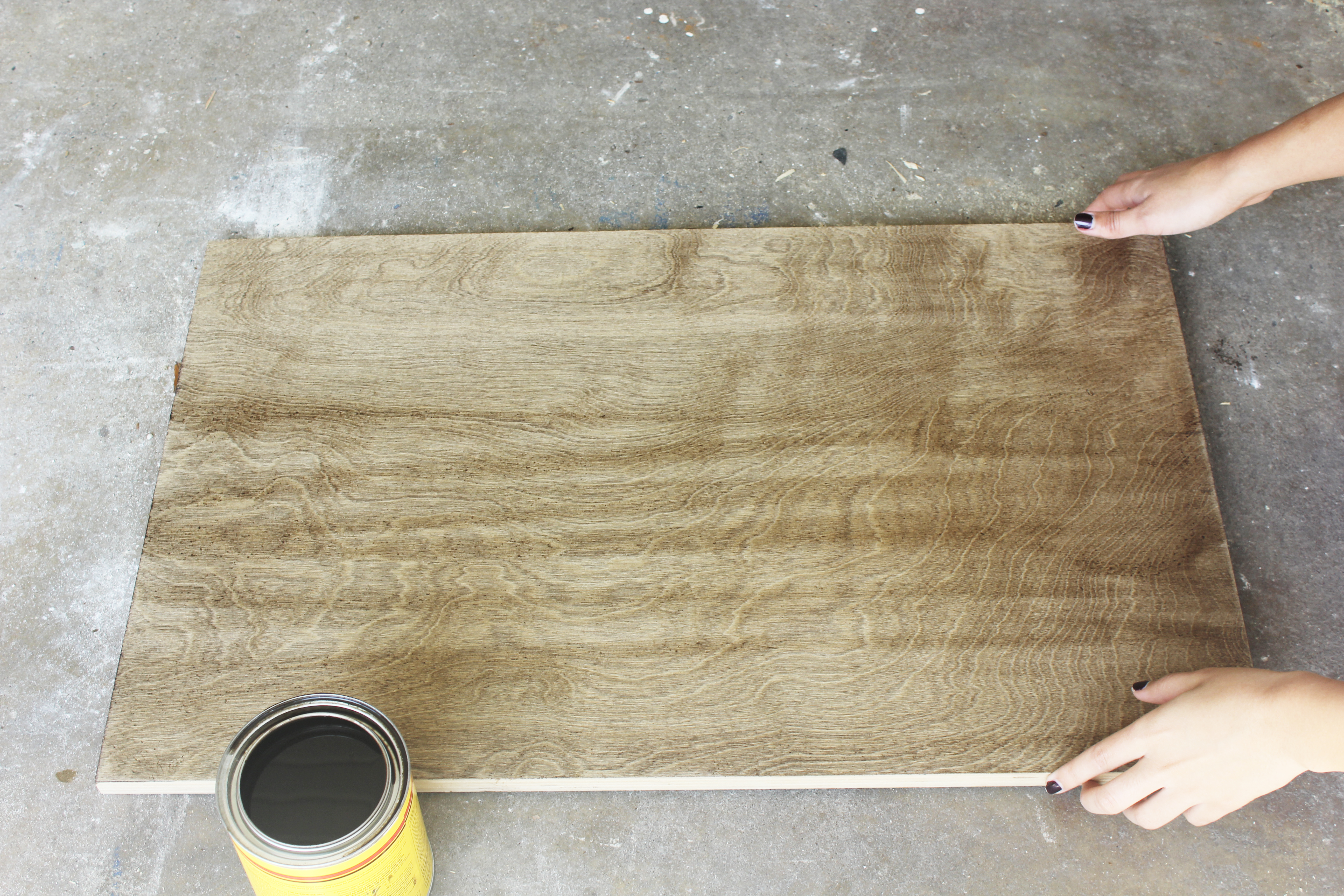 staining wood diy