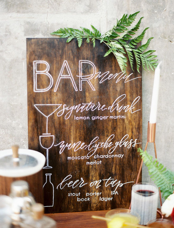 5 Hand Lettering Ideas For Your Next Event - Lovely Olive Living