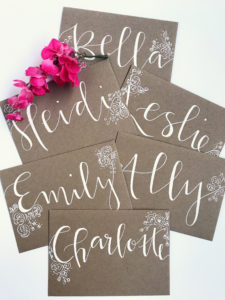 bridesmaid envelopes